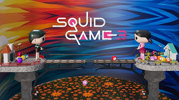 Squid Game Season 3 | El juego del calamar 3 | Marble Run Race | 3D ANIMATION
