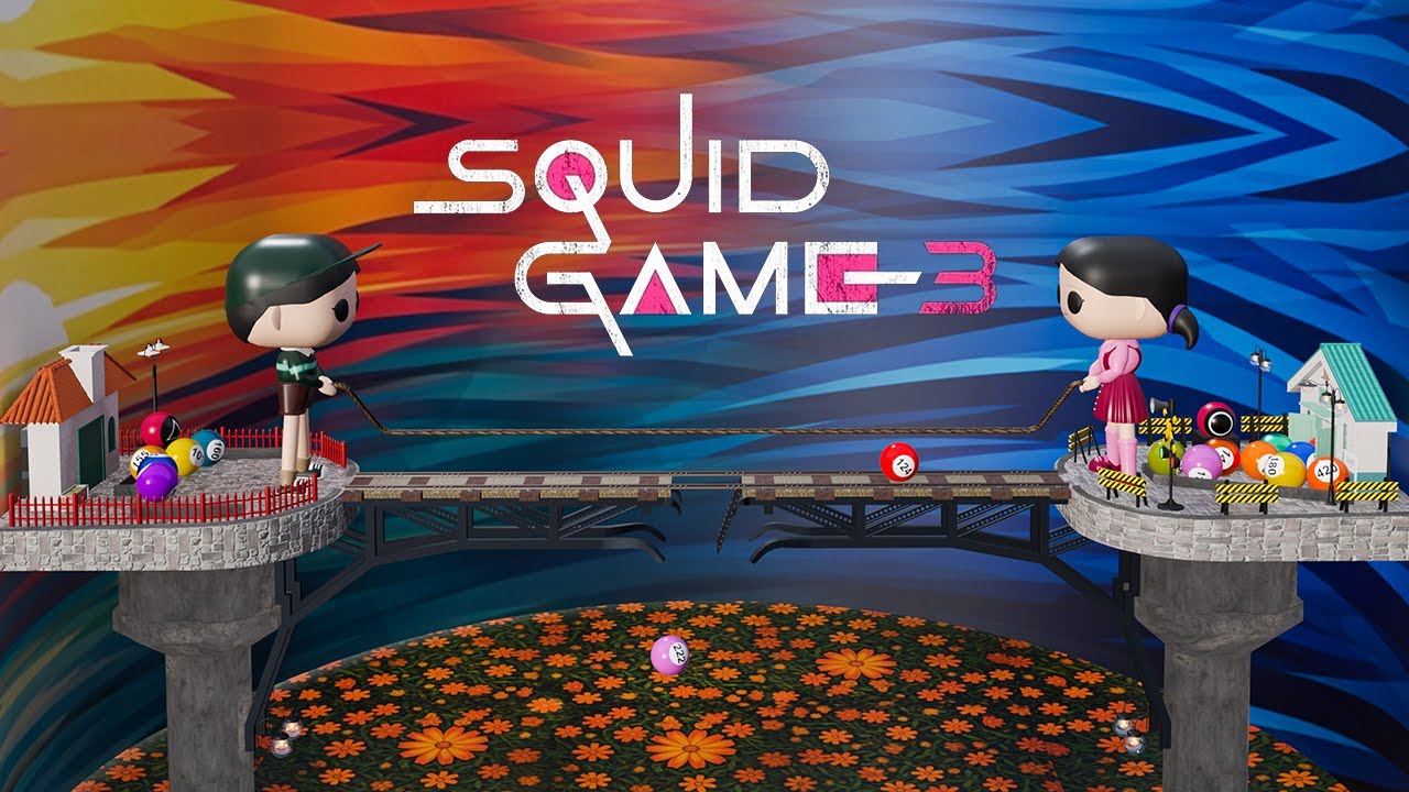 Squid Game Season 3 | El juego del calamar 3 | Marble Run Race | 3D ANIMATION