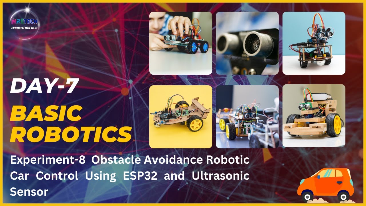 Day-7 Basic Robotics || Obstacle Avoidance Robotic Car Control || MRL ...