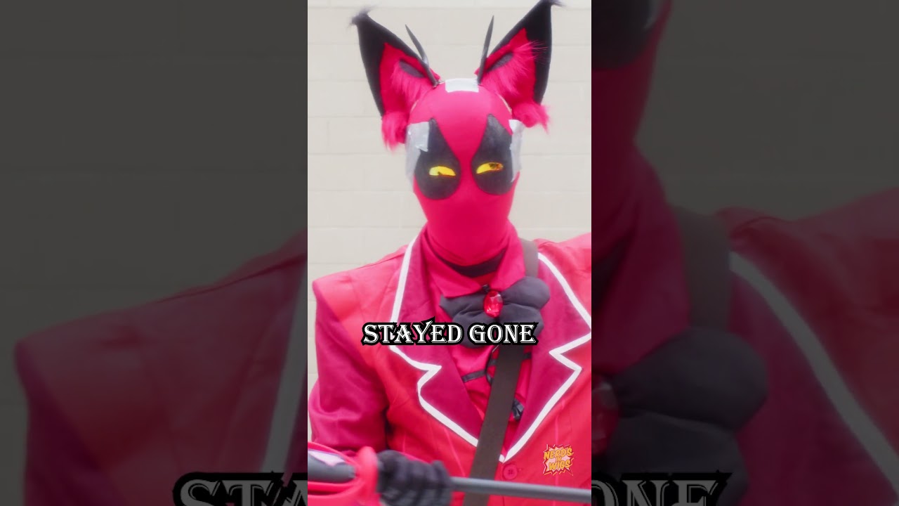 Alastor as you've never seen him before! Hazbin Hotel x Deadpool #cosplay #hazbinhotel #deadpool