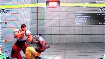 SSF4: Gen Super reset into Mantis Ultra 1 crossup