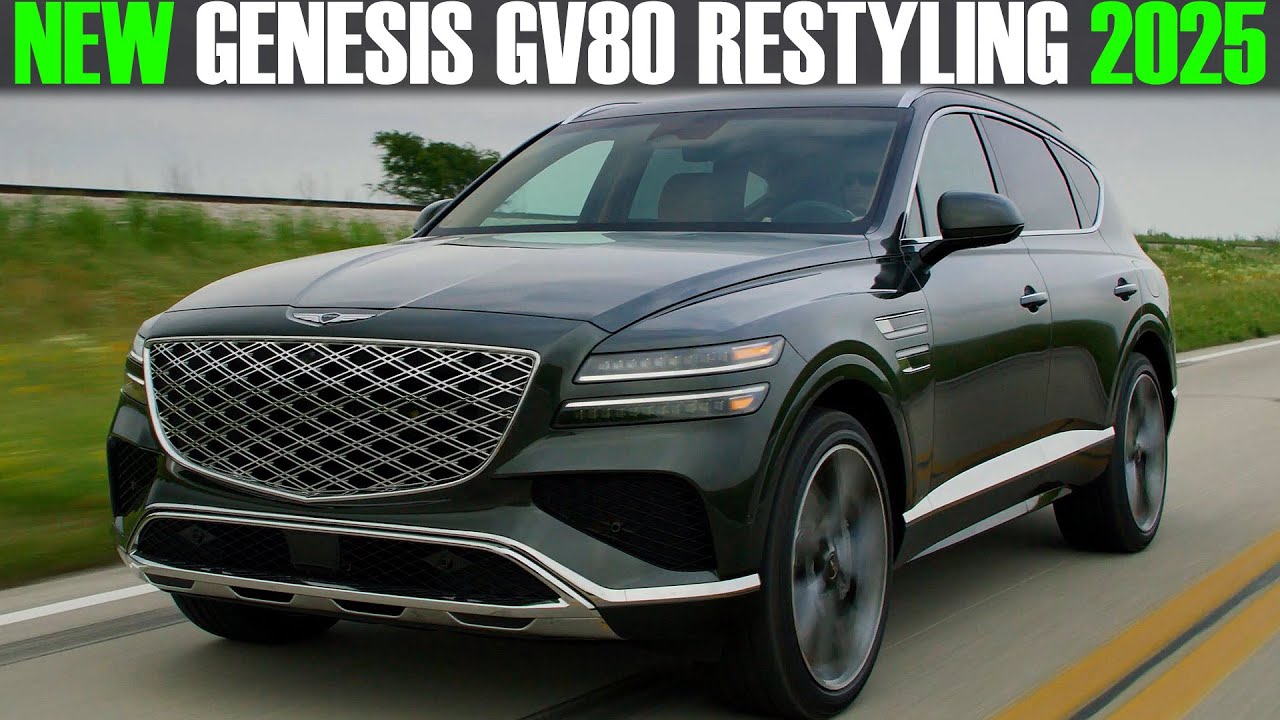 2025 New Genesis GV80 ( Restyling ) - Better than BMW X5!? - YouTube