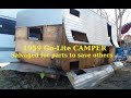 1959 GO-LITE canned ham RV video 2, the salvage conclusion