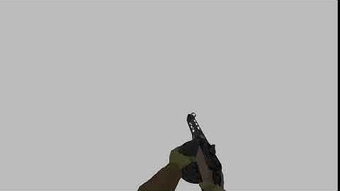 PPsh-41 reload animation [Blender]
