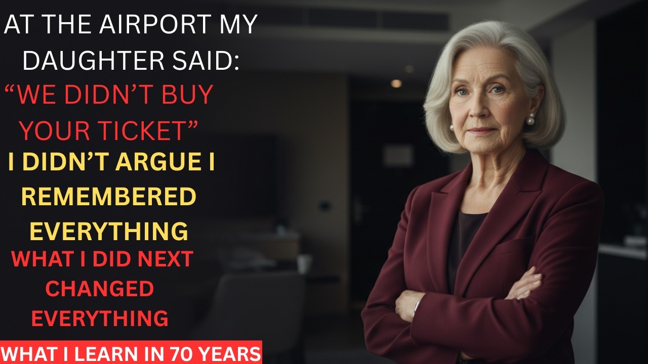 My Daughter Left Me at the Airport — What I Did Next Changed Everything