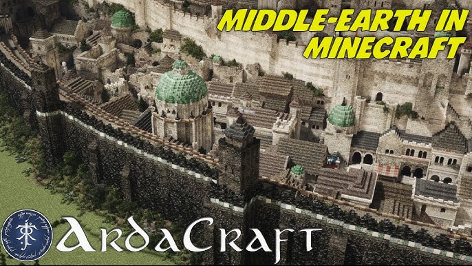 Minas Tirith full shot  Minecraft Middle Earth