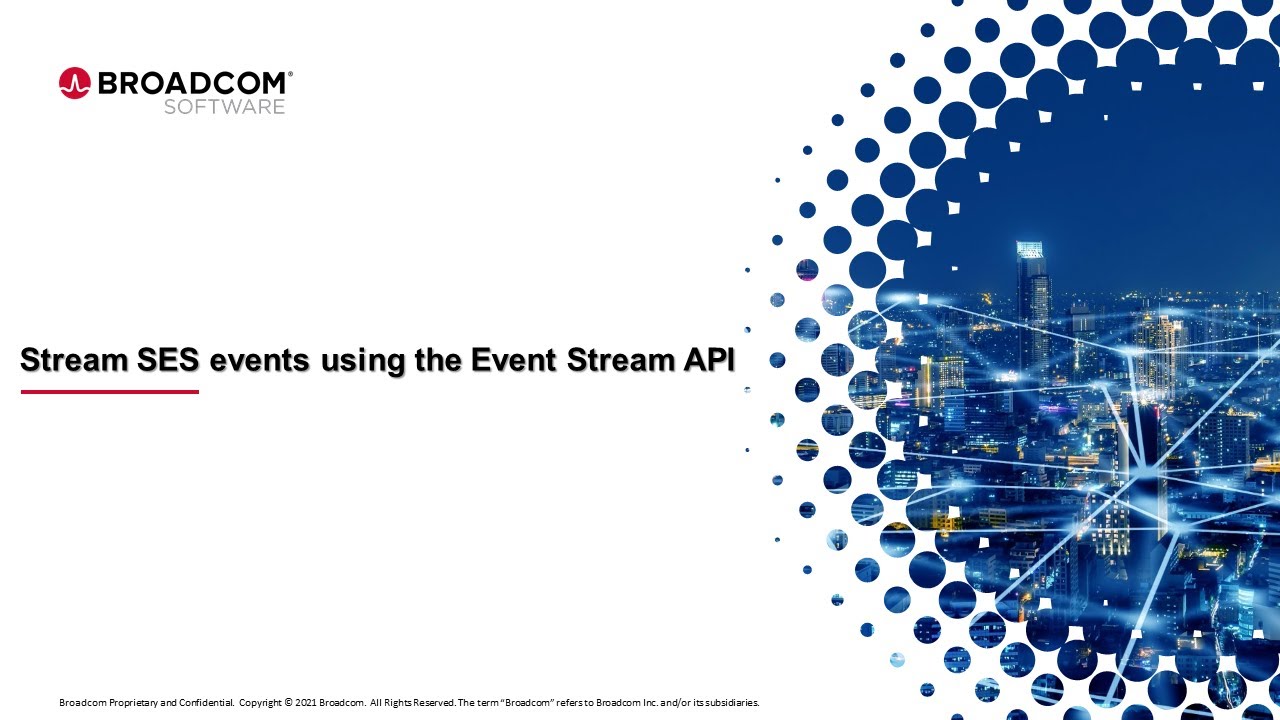 Stream SES events using the Event Stream API