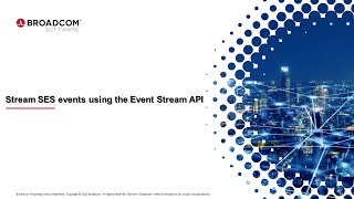 بث أحداث SES باستخدام واجهة برمجة تطبيقات تدفق الأحداث screenshot 5