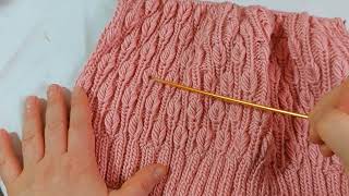 Genç kızlar için sade ve şık iki şiş örgü şapka  modeli sesli anlatım #knitting
