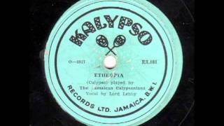 Video thumbnail of "Etheopia [10 inch] - Lord Lebby and The Jamaican Calypsonians"