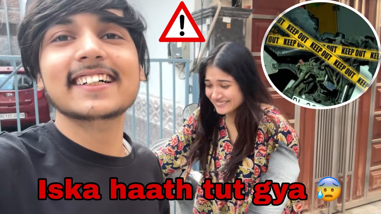 Ruhi Ka hua accident🚳 || ye isne kya Bol Diya 😰 || The Mk vlogs 