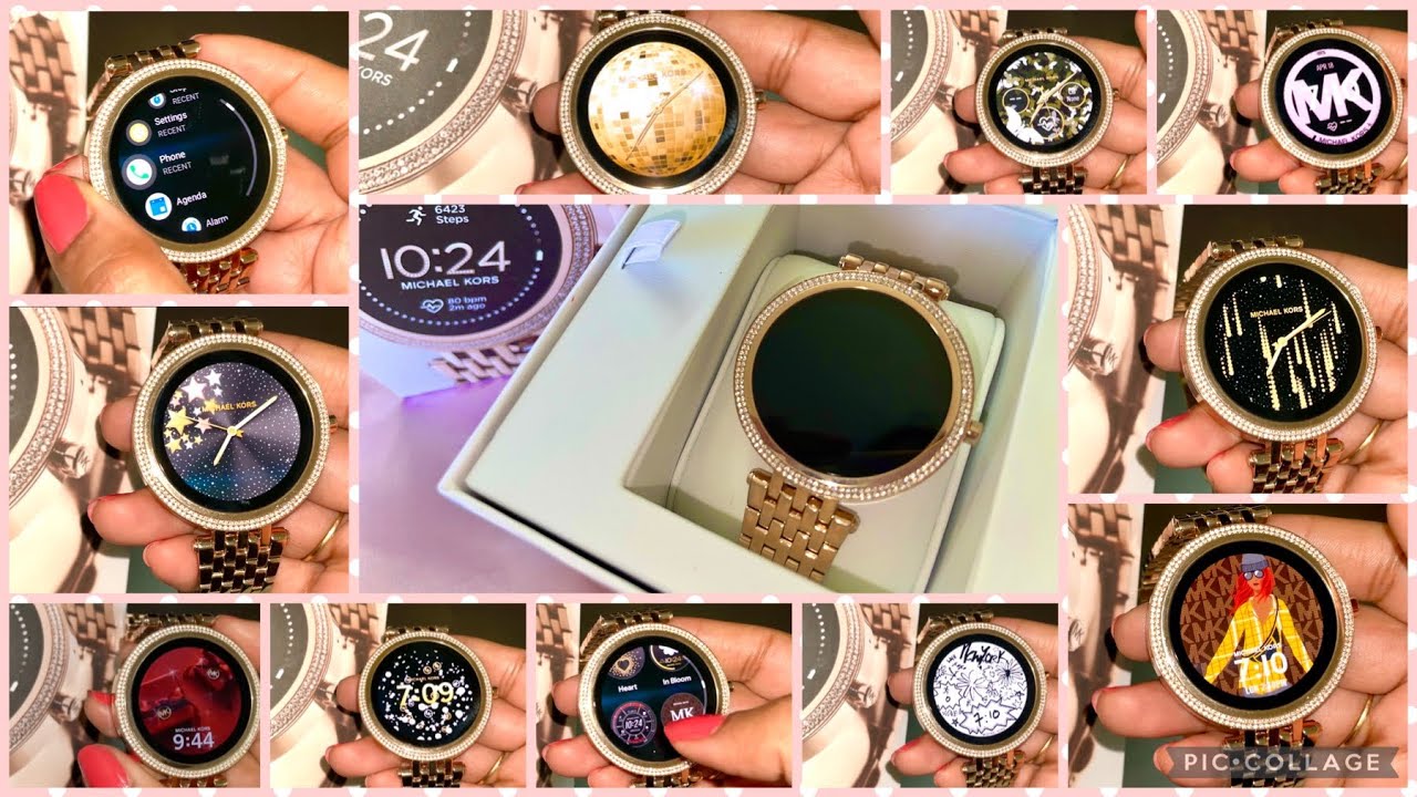 Michael Kors Gen 5E Rose Gold Darci Touchscreen Women's Smartwatch 2021 -  Fav Watch Face Designs - YouTube