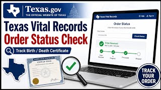 How to Check Texas Vital Records Order Status