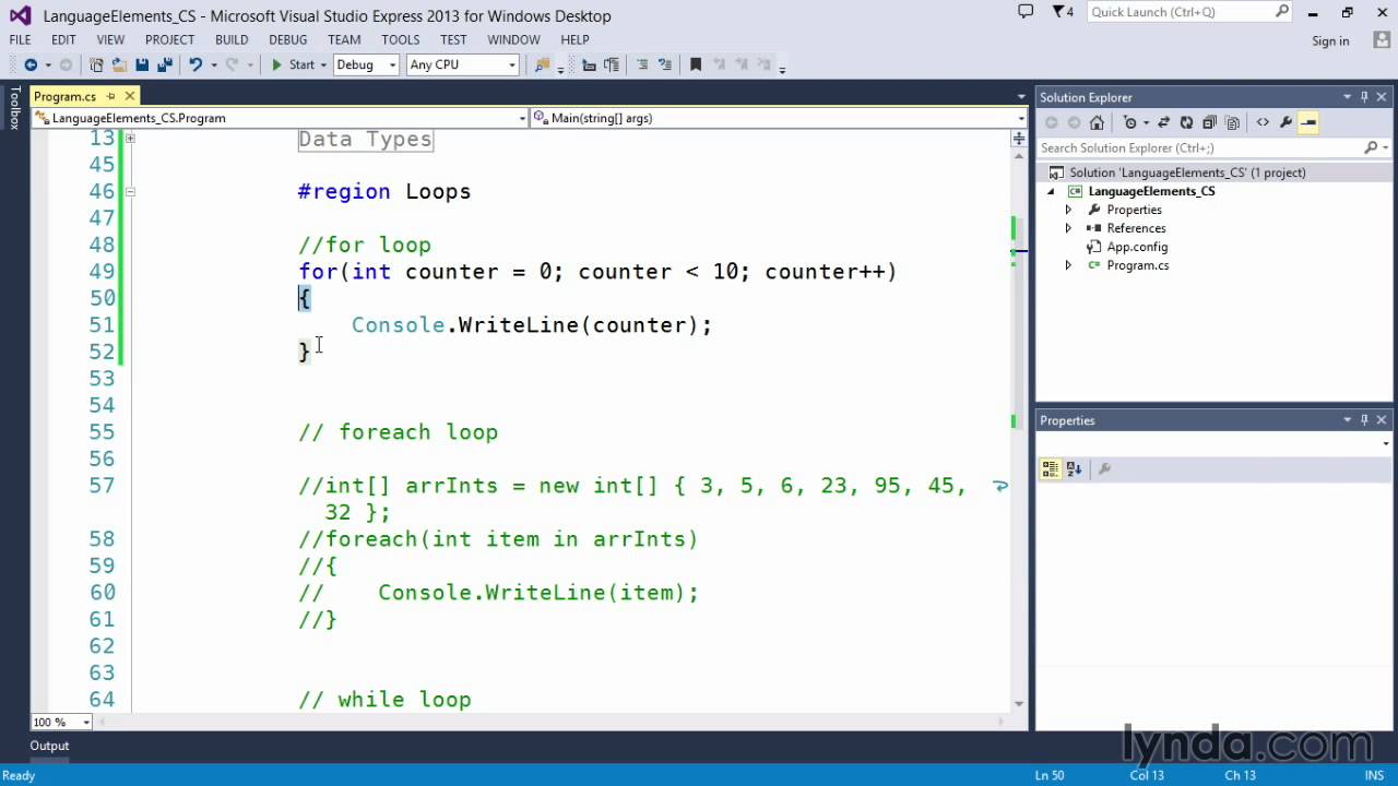 03 03 Working with for loops - YouTube