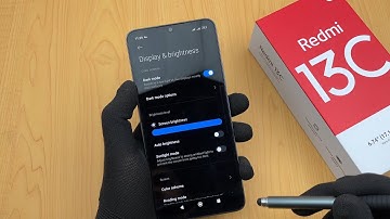 How To Schedule To Enable Dark Mode Automatically Xiaomi Redmi 13C