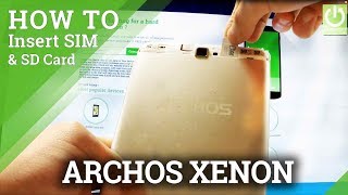 How to Insert SIM & SD CARD in ARCHOS Xenon Tablet