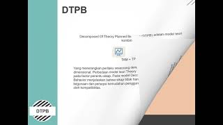 PENJELASAN SINGKAT TENTANG TEORI TAM,TPB DAN UTAUT