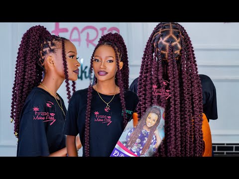 Jinsi Ya Kusuka LONG FLUFFY KINKY