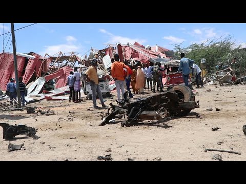 Aftermath Of Al Shabaab Attack On EU Convoy In Somalia AFP