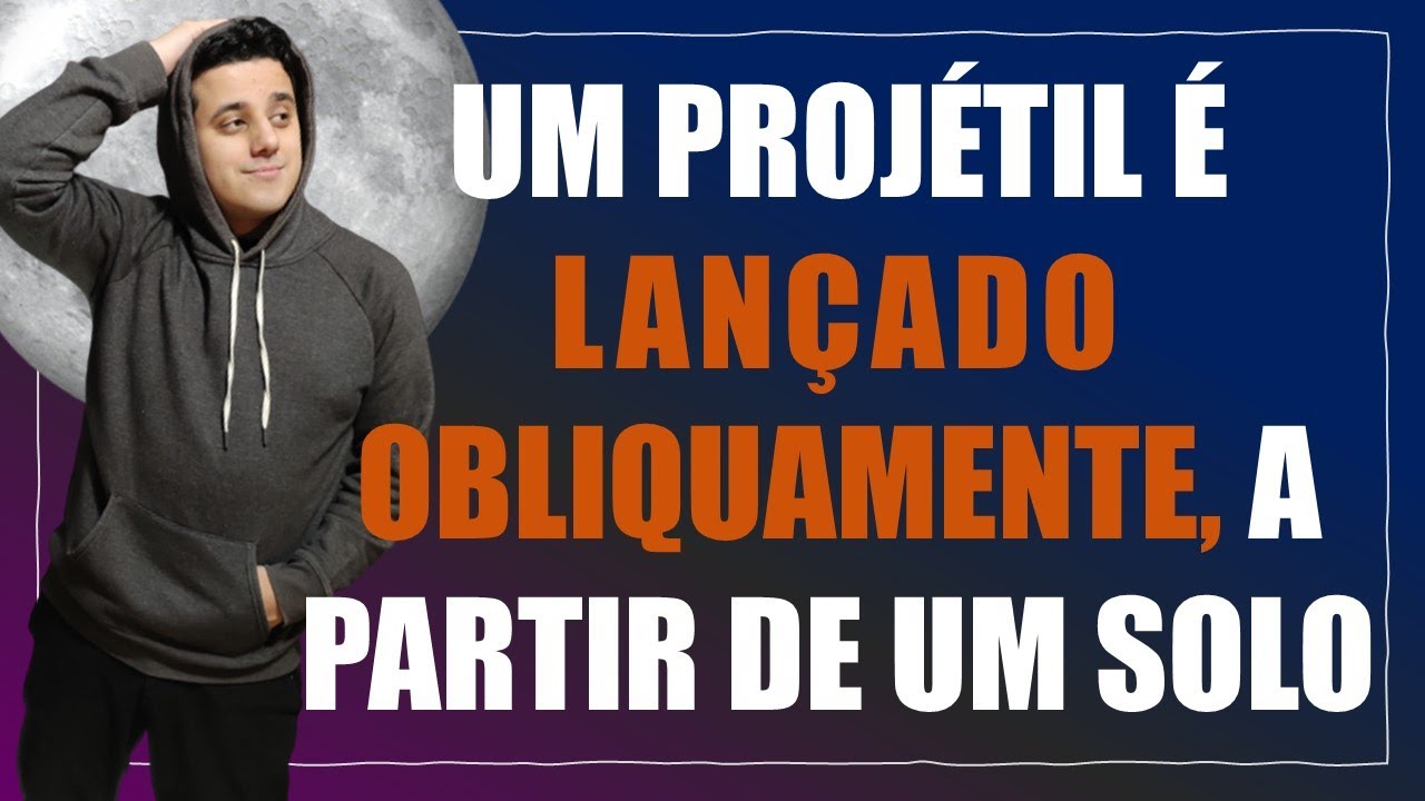 (ESPCEX) Um projétil é lançado obliquamente, a partir de um solo plano e horizontal, com uma