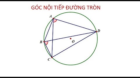 HÌNH 9 - HK1 HƯỚNG DẪN CÁCH NHÌN 2 GÓC NỘI TIẾP CÙNG CHẮN 1 CUNG
