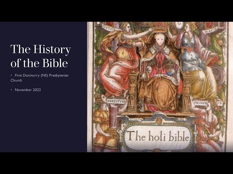 The History of the Bible 3. The Interpretation of the Bible