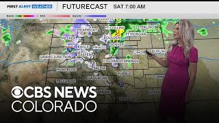 One more warm day before weekend rain and snow for Colorado