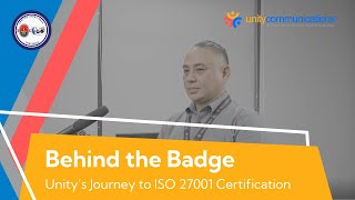 Behind the Badge | Unity’s Journey to ISO 27001 Certification