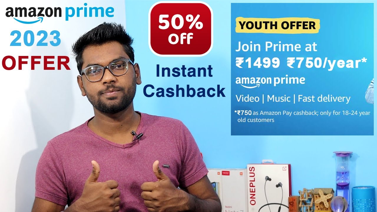 Amazon Prime 50 Off 1 Year Prime Only In 750 Amazon Prime Youth