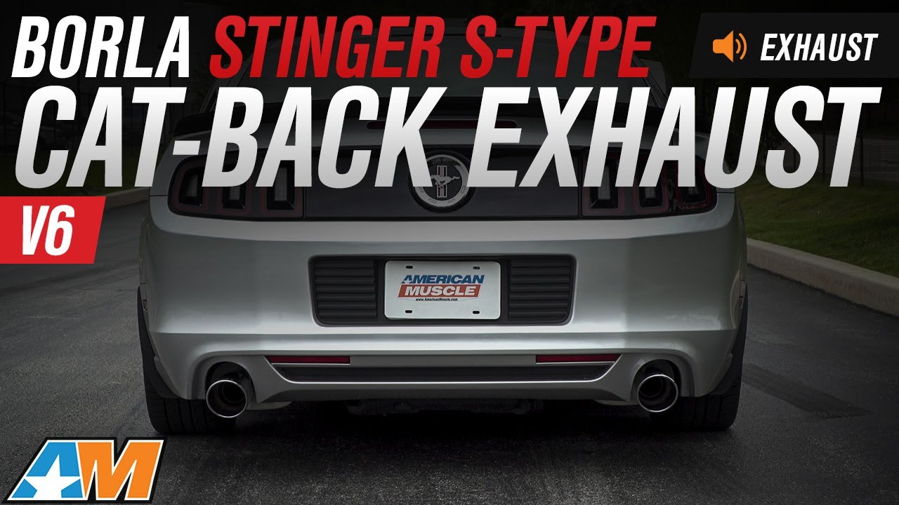 performance parts bmw 2011-2014 Mustang V6 Borla Stinger S-Type Cat-Back Exhaust Sound Clip & Install