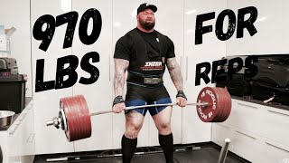 World Record Prep! 970lbs / 440kg for reps!! Road to 501kg!!