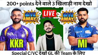KKR vs MI Dream11 Team Prediction|KKR vs MI Dream11 Prediction|KKR vs MI Dream11 Team| screenshot 3