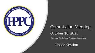 October 2025 Commission Meeting