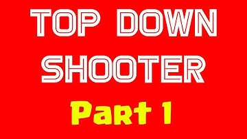 How to make a TOP DOWN Shooter Game in Scratch - Part 1
