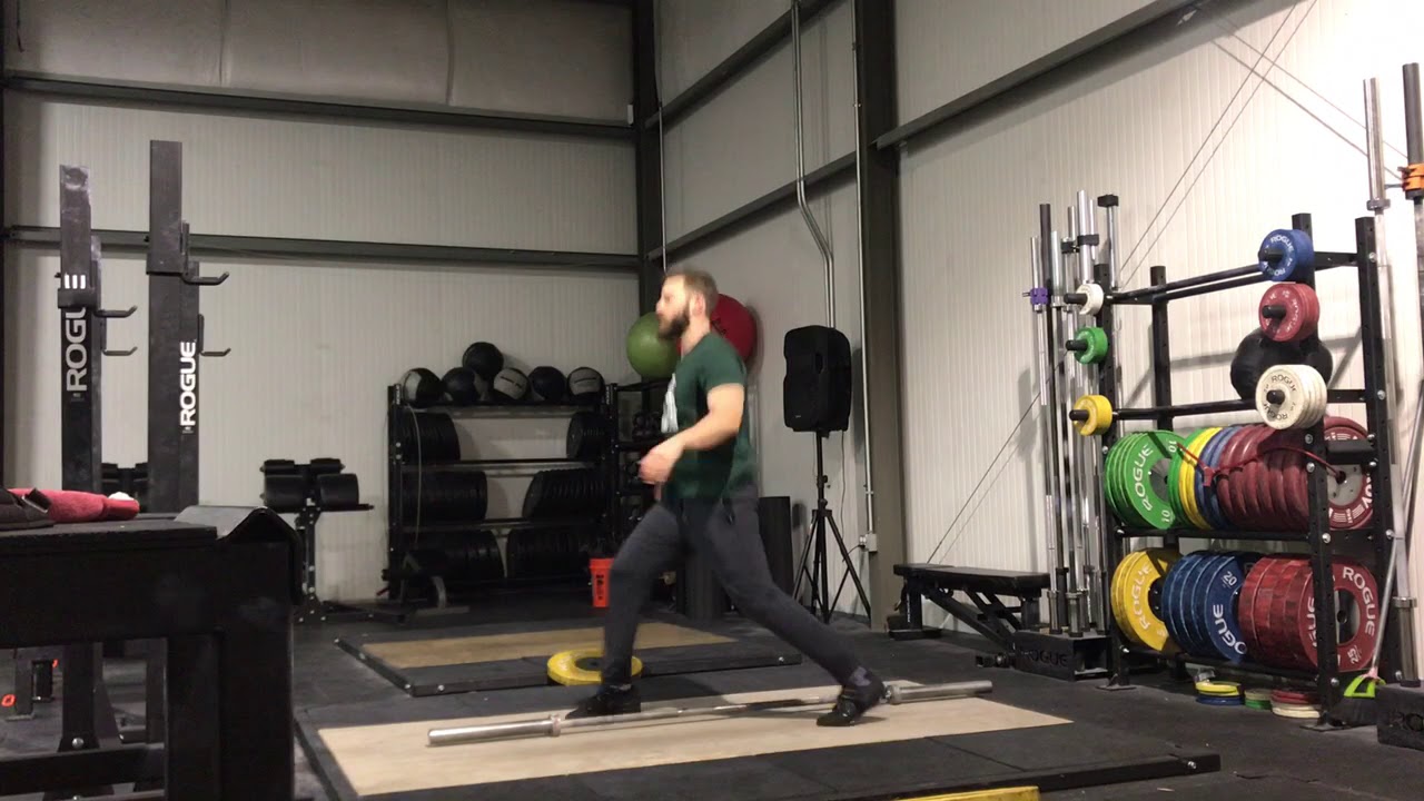 Split Jerk Footwork Drill YouTube
