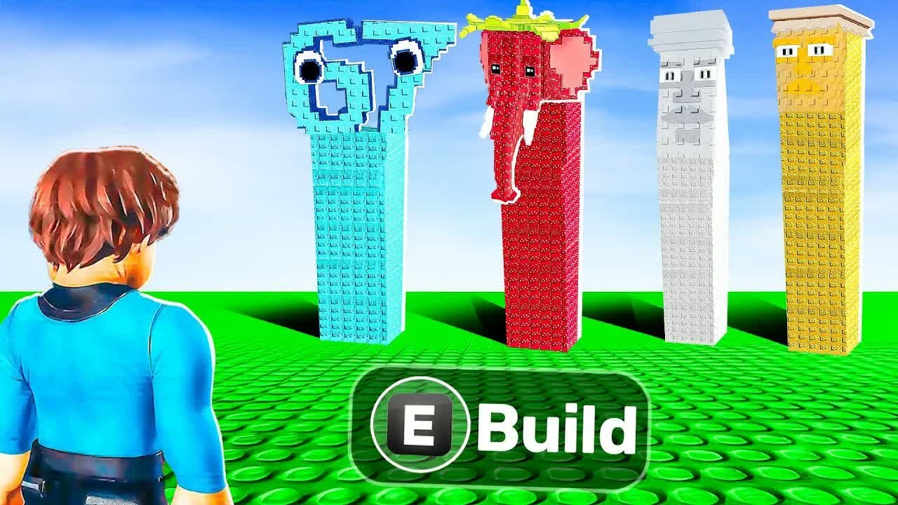 CaylusBlox! Build a BRAINROT TOWER in Roblox