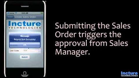 Sales Order creation in iPhone using SAP BPM