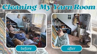 My Yarn Room is a Disaster! Tidy with me 