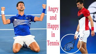 Funny Moments of  Tennis Players: Angry And Happy