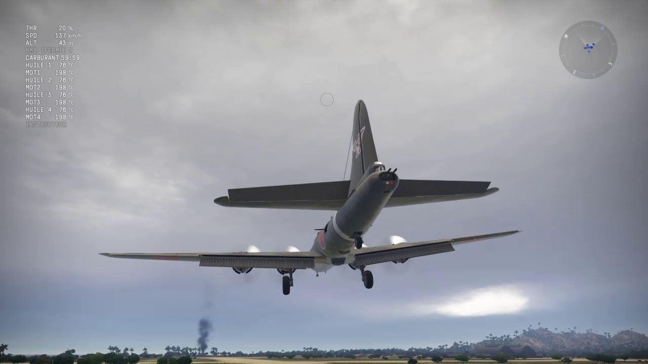 Touch and go , crash , Appontage rien de spécial sauf en B17