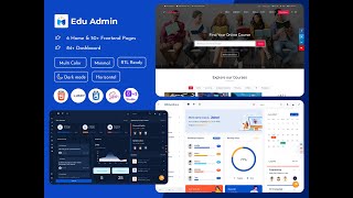 Eduadmin Bootstrap 5 Admin Template with Responsive UI Kit