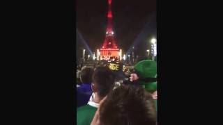 Irish Fans in Paris Fanzone - Stand up for the boys in green - Euro 2016 France