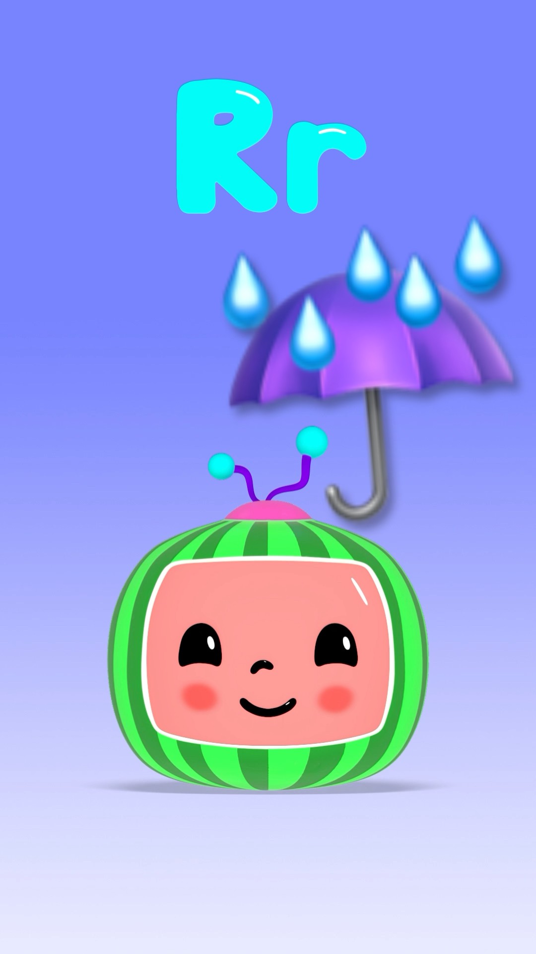 R is for RAIN ☔! Learn ABC! #cocomelon #shorts