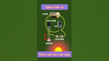 mạch cảm biến ánh sáng #shorts #diy