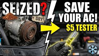How to Test Car AC Oil Level in 60 Seconds (DIY)