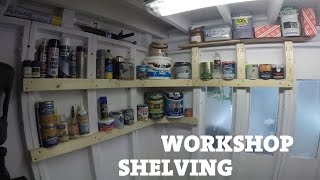 A little workshop project to break my pallet wood videos up with, simple but effective space saving shelving. Facebook: ...