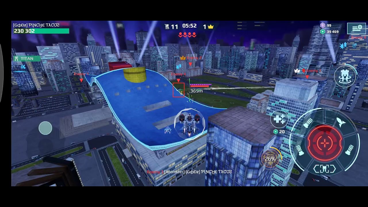 Trick shot machine gun FFA war robots YouTube