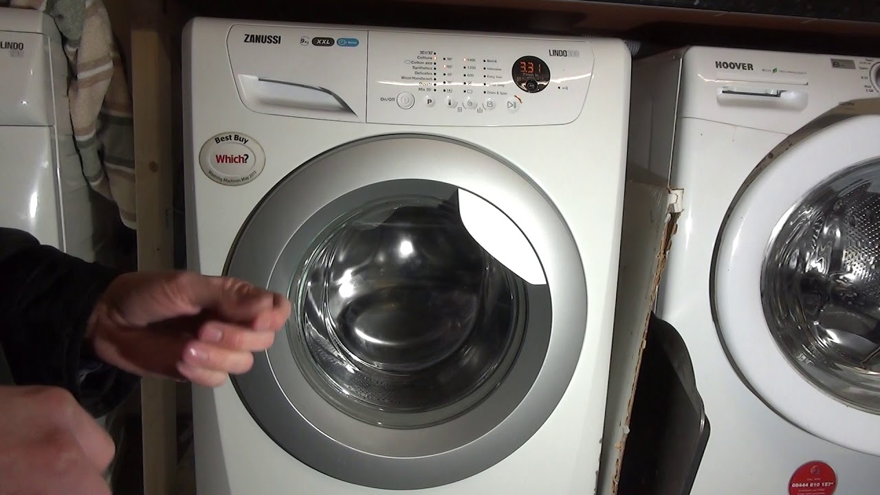 activate and beeper on zanussi lindo 300 Washing machine - YouTube