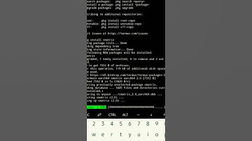 Cmatrix hacking view on termux