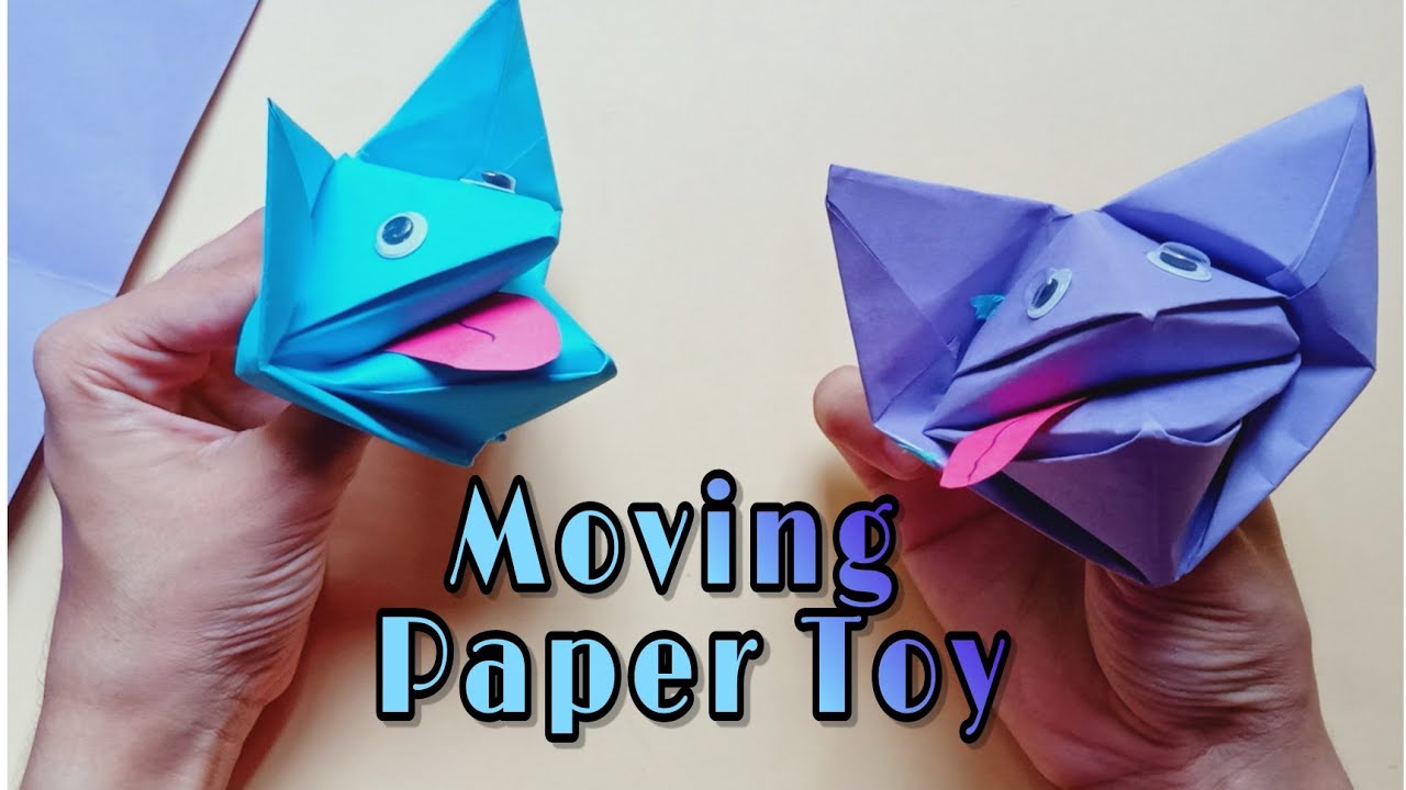 How To Make Easy Moving Paper Toy For kids/ Nursery Craft ideas/ Paper ...